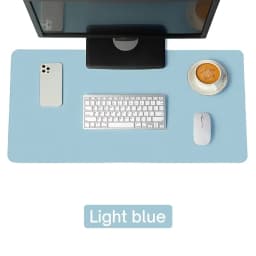 Large Size Office Computer Desk Protector Mat PU Leather Waterproof Non Slip Mouse Pad Desktop Keyboard Desk Pad Gaming Mousepad
