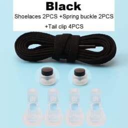 Classic Lock Shoelaces Bread Buckle Shoe Laces Sneakers Flat No Ties Shoelace Kids Adult Quick Lazy Lace for Shoes Accessories