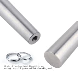 1Pc Stainless Steel Ring Enlarger Stick Mandrel Sizer Tool Equipment Jewelry Making Gold Silver Ring Forming Tool for Jeweler