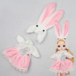 New Clothes For Dolls 16 cm 15cm Bjd Clothes Hat Short Sweater Skirt For Mini Doll 1/8 1/12 6inch Hoodie Dress Up Boys and Girls