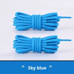 Heavy Duty Round Boots Shoelaces Durable Polyeste Outdoor Shoe Laces for Hiking Sporting Running Tear-Resistant Cotton Laces