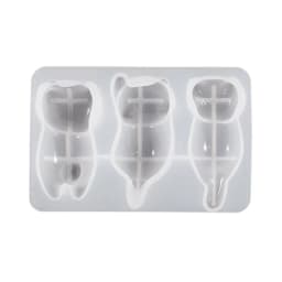 Silicone Pendant Moulds Resin Casting Mold Small Cat Silicone Jewelry Mold Hand Making Accessory Silicone Material