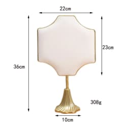 3 New Model Jewelry Display Sun Style Storage Bust Jewelry Holder Necklace Display Silky Beige Velvet Necklace Earrings