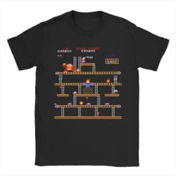 2026 Summer New Style Fun "Gorilla Khan" Video Game High-Quality Comfortable Men's Printed Round-neck T-Shirt