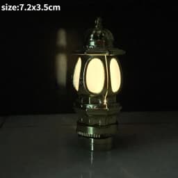 1/6 1/12 Scale Dollhouse Retro European Style Mini LED Lamp Double-head Flower Ceiling Light Lamp Wall Light Decor Toy