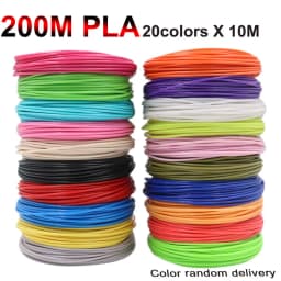 PLA Colored Odorless Safety Plastic 3D Pen Filament Diameter 1.75mm For 3D Printing Pen Kids Birthday Creative Christmas Gift