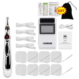 15 Modes TENS Electric Muscle Stimulator 20 Level TENS Physiotherapy Pulse Full Body Massager Machine Pain Relief + Meridian Pen