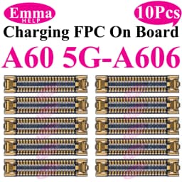 10pcs Charging Connector FPC For Samsung S25 S24 S23 S26 A15 A12 A72 A73 A05S A51 A71 A54 Motherboard FPC Connector 78Pin