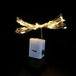 1-10Pcs String Fairy Lights 10/20/30/50LED Silver Copper Wire Battery Powered Lights for Wedding Party Christmas Decor