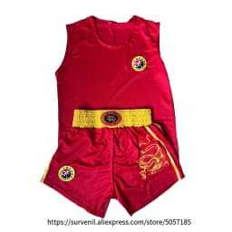 Muay Thai Shorts Quick Dry Boxing Clothes Men Women Kids Sanda Wushu Uniform Gym Martial Arts MMA Suit Boxing Shorts and Vest