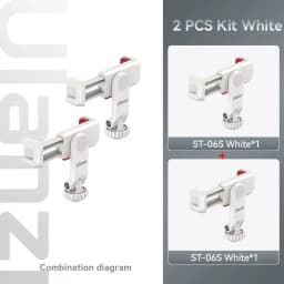 Ulanzi ST-06S Universal 360° Mobile Phone Clip Holder for 1/4 Screw Tripod Mount Adapter For Samsung iPhone Xiaomi Cellphone