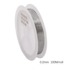 0.2-0.6 mm Strong Stainless Steel Line Wire Beading Cord String Craft Bailing Sculpting Wire For Jewelry Making DIY Handcraft