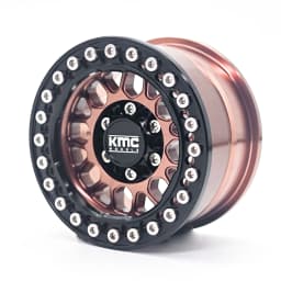 KMC 1.9 Inch Beadlock Aluminum Alloy Wheel Hub for 1/10 RCSCX10 TRX4 D90 MK07 Crawler Car Upgrade Parts