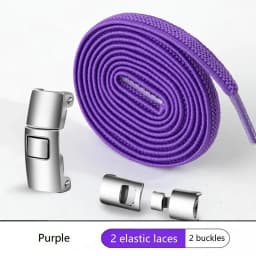 Interlock Buckle Elastic Shoe Laces No Tie Shoelaces for Sneakers Flat Shoelace Kids Adult Elastic Laces One Size Fits All Shoes