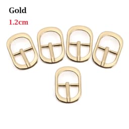 5Pcs Metal Leather Bag Buckles Shoe Shoulder Strap Belt Buckle Adjust Roller Pin Buckle Snap DIY Handbag Repair Accessories