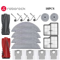 Roborock Saros 10/Roborock S9 MaxV Ultra Robot Vacuum Spare Parts Main Side Brushes Mop Cloths HEPA Filters Dust Bags Accessorie