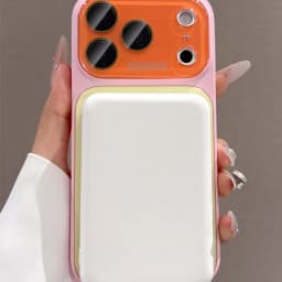 Candy Color Contrast for Magsafe Case for iPhone 18 17 Pro Max 16 15 14 Magnetic Camera Film Protector Large Window Cover
