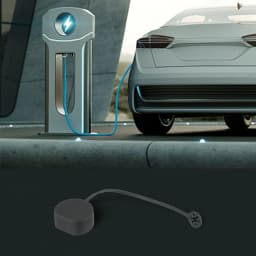 Electric Vehicle Charger Port Cover Type 2 Protective Cover For EV Charging Station Connector Replacement Dust Cap