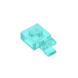 Gobricks GDS-813 PLATE 1X1 W/HOLDER VERTICAL compatible with lego 6019 61252 children's toys Assembles Building Blocks Technical