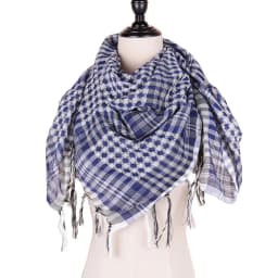 New Large Arab Shemagh Headscarf with Tassel Costume Head Neck Scarf Bandana Keffiyeh for Men Women
