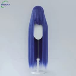 Very High Quality 600g 68 Colors 40 Inch 100cm Long Straight Cosplay Wig With Bangs Heat Resistant Hair Anime Wigs + Wig Cap
