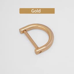 CRAZYSMITH Detachable Open Screw D Ring Buckle Removable Shackle Clasp Bag Straps Modification Hardware Handles Bag Accessories