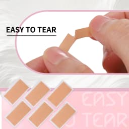 10sheets Grafted False Eyelash Lifting Eyelid Tape Non-woven Eyebrow Protection Tape Lash Extension Under Patch Makeup Tools