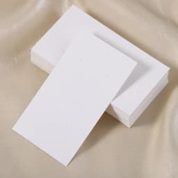 50pcs Black Coffee White Kraft Paper Cards For DIY Jewelry Necklace Earrings Bracelet Display Cards Wholesale