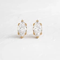 DPLAOPA D Color VVS1 925 Sterling Silver 0.52CT Marquise Cut Moissanite Stud Earring Luxury Dainty Women Fine Jewelry 2026 Gift