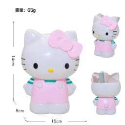 Kawaii HelloKitty Cartoon Peripheral Pen Holder, Desktop Stationery Storage Box, Exquisite Home Decoration