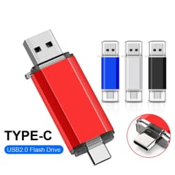 Lenovo 16TB 2 In 1 OTG USB Flash Drive 3.0 Type C 8TB 4TB Pendrive For iPhone Samsung Huawei Xiaomi Android Laptop Memory Stick