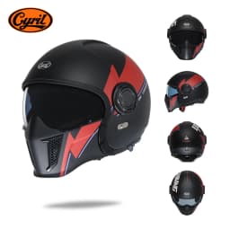 Modular Motorcycle Helmet Double Lens Full Face Motorcycle Helmet Man Woman Retro DOT Open Face Motorcycle Helmets Casco Moto