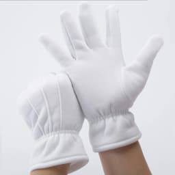 Men Women's Winter Thicken Gloves Thermal Warm White Color Cotton Etiquette Formal Tuxedo Uniform Gloves Cycling Bike Mittens