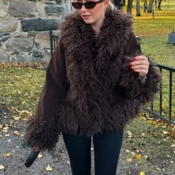 2025 New Winter Versatile Slimming Artificial Fur Collar Warm and Luxurious Solid Color Jacket for Women