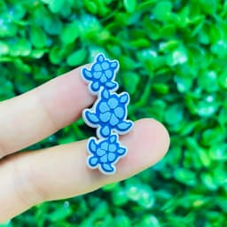 1-23Pcs Parrot Aloha Hawaii Summer Vibes DIY Kids Shoes Button Charms Hula Flowers PVC Buckle Clog Decorations