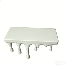 Decorative 3D Printed Drip Floating Shelf Plastic Stable Melting Wall Shelf Irregular Artistic Plants Display Stand Bedroom