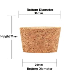 5/10pcs Wine Glass Bottle Stopper Kettle Pudding Container Cork Cap Burette Buret Tube Wood Lid Many Sizes