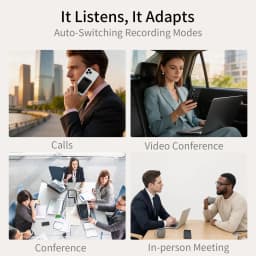 AI Digital Recording High-definition Noise Cancelling Recording Pen Dual Microphone AI Voice Transcription Portable Dictophone