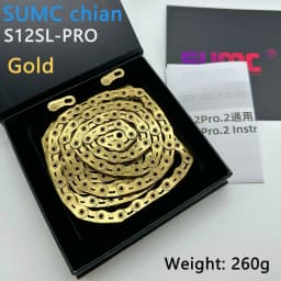 sumc 12 speed bike chain crescent chain road bike mountain bike chain 126 links ultra light bike chain for Shimano