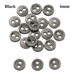 20Pcs Metal Doll Buttons For Doll Clothes Sewing Accessories Round Mini Buttons 3/4/5/6mm For 1/12 1/6 Diy Doll Clothing Buckles