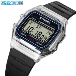 SYNOKE Student Digital Watch Unisex Sport Watch Multifunction Sports Waterproof Luminous LED Classic Watch For Men And Lady