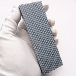 2pieces C-Tek Knife Handle DIY Material Plate Resin Material Snake Grain Honeycomb Pattern Slingshot Handle 120x40x8mm