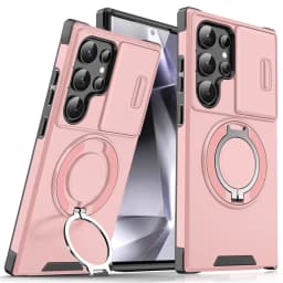 Slide Camera Protection Magnetic Stand Phone Case for Samsung S25 S24 S23 Plus S21 S22 Ultra S20 FE A54 A15 A14 A05 A05S Cover