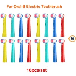 For Oral B Toothbrush Replacement Brush Head Pack of 8/16pcs Extra Soft Bristles Fits for Electric Braun Sensitive Brush Heads
