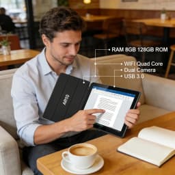 10.1 INCH 64 Bit T10 Windows 10 Tablet PC 8GB RAM 128GB ROM AR10 Trail X5 Z8300 CPU Quad Core 1920x1200 IPS Screen 1.84GHz WIFI