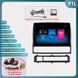 Hizpo Android 14 DSP RDS Carplay 4G WIFI BT GPS Head Unit For Toyota Tacoma 2 HILUX 2005-2015 Car Radio Multimedia Video No DVD