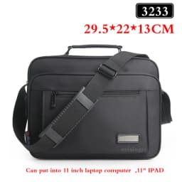 Waterproof Black Men Briefcase High Quality Brand Shoulder Bags For Women Messenger Bag Men's Crossbody Bags BolsoHombre2022