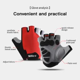 Half Finger Bike Gloves MTB Road Spring Summer Breathable Shorts Bicycle Gloves Men Women Gel Padded Cycling Gloves