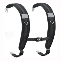 Bag Accessories Black Backpack Straps Oxford Cloth Shock Absorption Replacement Strap Bags Shoulder Strap Climbing Hiking