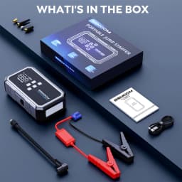 1000A/1500A PEAK Car Emergency Multifunction 12v Battery Booster Tire Inflator Super Compressor Jump Starter Power Bank Air Pump